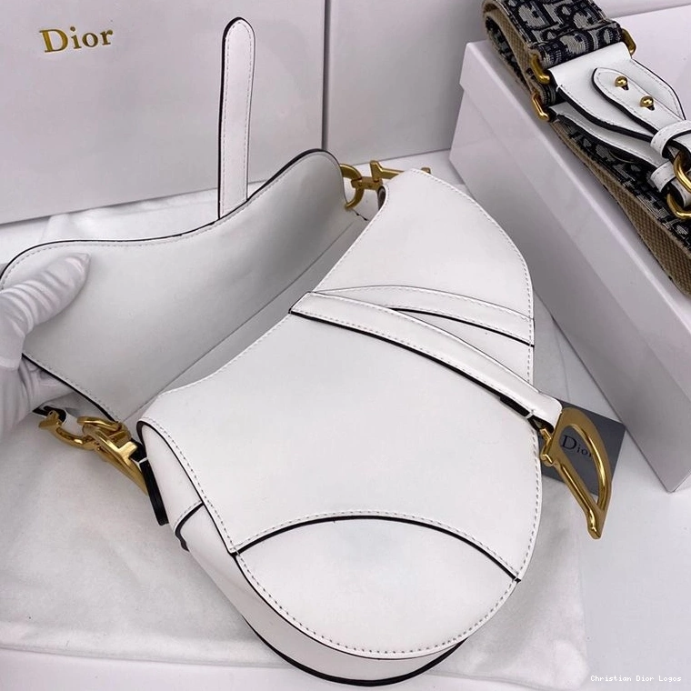 Cheap Bag Dior Smooth White Calfskin Saddle 0810 Luxury